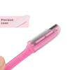 3 Pack Eyebrow Razor Blades for Multipurpose Exfoliating Dermaplaning Tool Trimming and Shaving Grooming with 1 Precision Cover. view 2