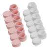 SAFIGLE 12-Piece Small Refillable Plastic Cosmetic Containers with Lids for Cream and Lotion Portable Makeup Jars for Travel and Storage view 1