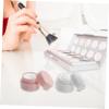 SAFIGLE 12-Piece Small Refillable Plastic Cosmetic Containers with Lids for Cream and Lotion Portable Makeup Jars for Travel and Storage view 4