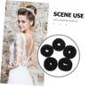 Beaupretty 24pcs Hair Bun Maker Kit Donut Hair Styling Tools for Quick Elegant Hairstyles Lightweight and Portable Braiding Accessories for Women and Girls view 3