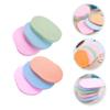 BAZEITFLOW 6Pcs Exfoliating Facial Sponges Set Portable Reusable Face Cleaners for Household Use Compact Face Scrubber for Gentle Cleansing and Makeup Removal Random Color view 3