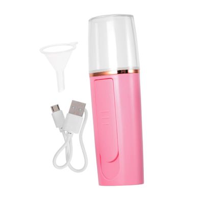 Vaguelly 1pc USB Nano Warm Mist Facial Steamer for Deep Cleansing and Hydration Moisturizing Face Humidifier Silent for Skincare Routine