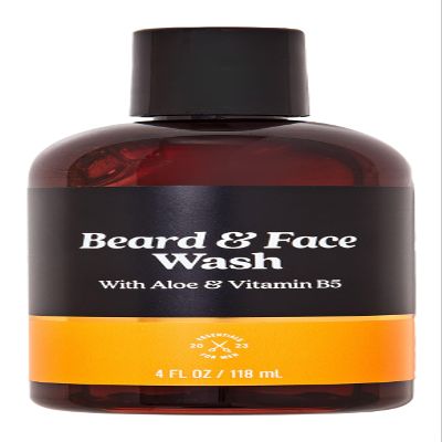 Bath and Body Beard & Face Wash With Aloe & Vitamin B5 | 4 oz