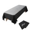 2Pcs Massage Table Sheet, 87 x 51" PVC Reusable Wax Mat Pad Waterproof Massage Bed Cover Sheet (2Pcs Black) view 1