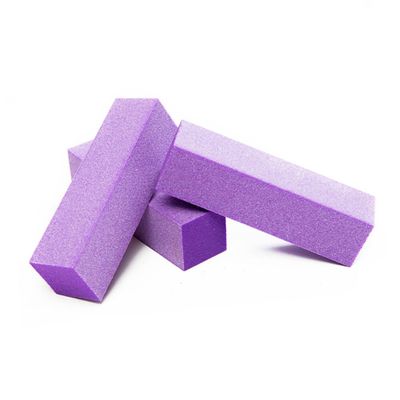 BAZEITFLOW 10pcs Sponge Nail Buffer Sanding Blocks Nail Art Strip File Buffer for Techs Home Use Random Colors