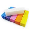 BAZEITFLOW 10pcs Sponge Nail Buffer Sanding Blocks Nail Art Strip File Buffer for Techs Home Use Random Colors view 3