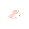 Beaupretty 1pair Moisturizing Silicone Foot Mask Socks Reusable - Gel Socks for Daily Foot for Women Skin Tone Softening Dry Cracked and Calluses view 2