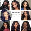 13x4 Lace Front Wigs Body Wave Brazilian Hair Pre-Plucked with Baby Hair Glueless Lace Front Human Hair Wig Wavy Natural Color for Black Women (130% Density, 18inch) view 3