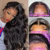 13x4 Lace Front Wigs Body Wave Brazilian Hair Pre-Plucked with Baby Hair Glueless Lace Front Human Hair Wig Wavy Natural Color for Black Women (130% Density, 18inch) view 4