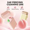 Ear Piercing Cleaning Kit,180/240 Pcs Ear Hole Cleaner Floss,Disposable Aftercare Cleaner,Anti-Clogging Cleaning Kit, Portable Travel Set for Women Men (180PC,Pink) view 3