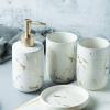 PRIMEGA White Marble Toiletry Set Three Pieces view 1