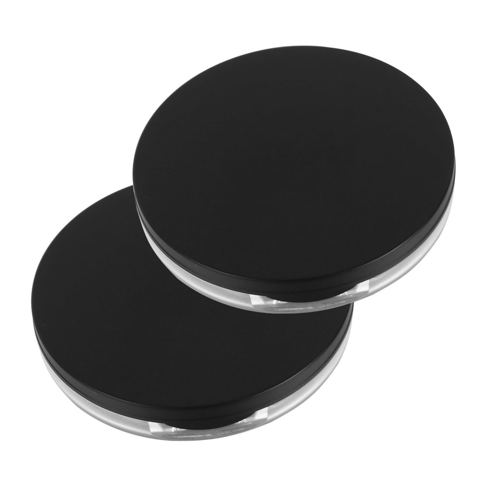 PENIKOKO 2pcs Portable Loose Powder Box Puff Makeup Powder Container Lightweight Cosmetic Storage for Travel Easy to Pour Tidy Bathroom Counter