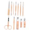 NIYANGLE 1set Rose Gold Nail Care Set Practical Manicure Kit for Home Use Includes Nail Clippers Files and Beauty Tools for All Ages Ergonomic Design for Easy Handling view 1