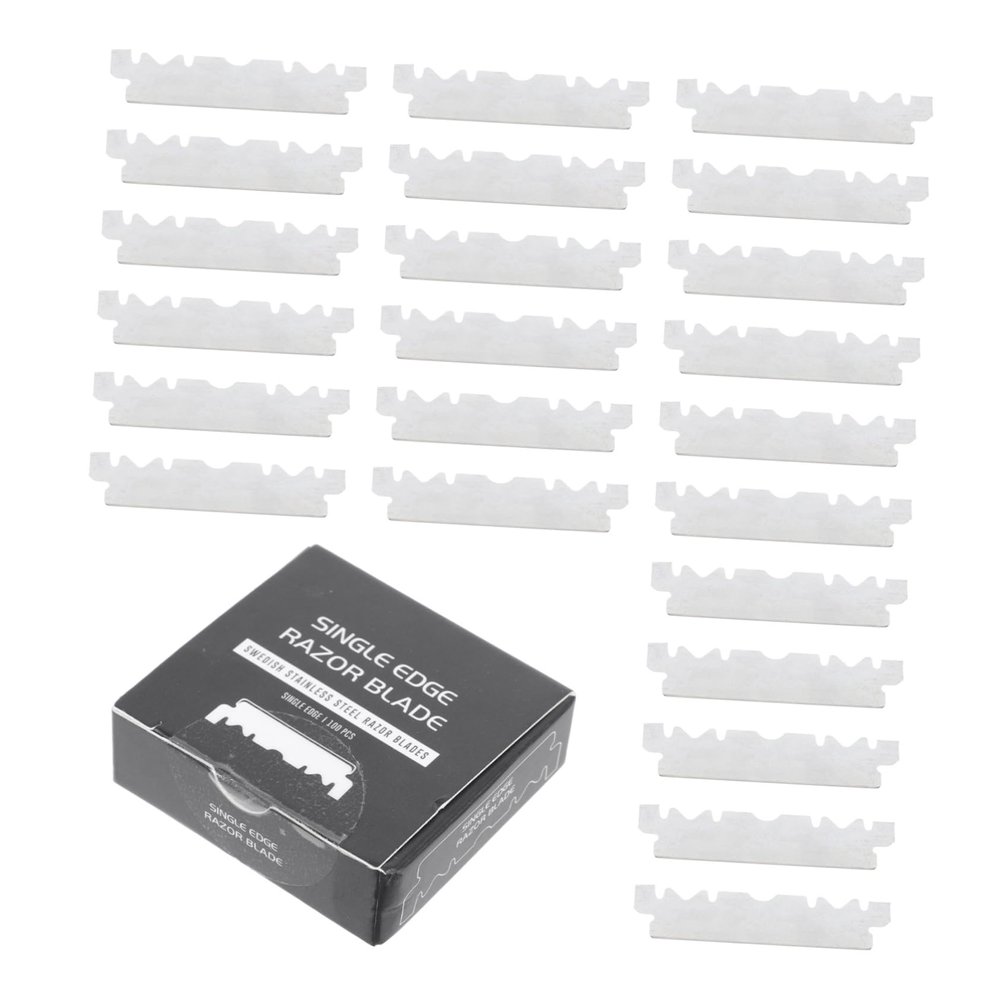 BESTYASH 300pcs Single Face for Smooth Shaving Half Face Cutter for Barbers and Home Use for Grooming and Beard Trimming