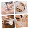 BAZEITFLOW 3pcs Ramie Face Wash Towels Soft Absorbent Bath Cloths for Stylish Design for Home Use for Family and Daily Skincare Routine view 4