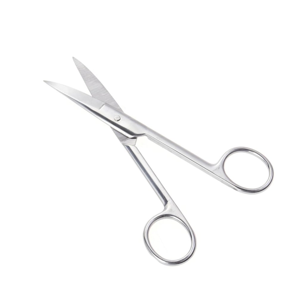 DEARMAMY Stainless Steel Eyebrow Trimmer Scissors for Women Grooming Scissors for Brow Shaping Mini Portable