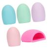 SHERCHPRY 6pcs Silicone Makeup Brush Cleaning Mat Durable and Reusable Beauty Brush Cleaner Pad Mixed Color Design view 1