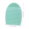 SHERCHPRY 6pcs Silicone Makeup Brush Cleaning Mat Durable and Reusable Beauty Brush Cleaner Pad Mixed Color Design view 3