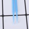 SHERCHPRY 100pcs Disposable Eyelash Extension Cotton Swabs Micro Applicator Brushes for Makeup Light Blue Professional Lash Applicator Tool for Eyelash Extensions view 3