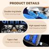2025 Upgraded Mini Dual-Head Rotary Electric Shaver Portable USB-C Rechargeable IPX7 Waterproof Pocket Razor with High-Speed Quiet Motor & Floating Precision Blades for Home (Black) view 3