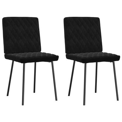 Dining Chair Set of 2 Black14,5KG