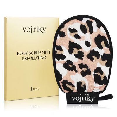 Vojriky 1 PCS Durable Body Scrub, Dead Skin Remover & Body Scrubber Exfoliator, Body Exfoliating Gloves for Shower, washcloth exfoliating, exfoliating Glove for Smooth Skin