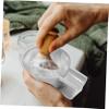 BAZEITFLOW Shaving Bowl for Men Multi-use Shave Soap Bowl Small Shaving Container Handheld Comfort Grip and Warm Foam view 4