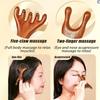 Six-Claw Meridian Massage Comb, 2025 Upgrade Sandalwood Multi-Functional Handheld Head Combs,Scraping Tool Portable Meridians Massage Brush (B) view 3
