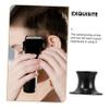 Beavorty Alloy Safety Razor Stand Large Opening Men's Shaving Brush Holder Bathroom Accessory for Home and Travel Universal Design for Wet Shaving view 3
