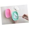 Healvian 1pc Makeup Brush Cleaning Plate Scrub Pad for Care Random and Compact Design for Women Makeup Tools view 4