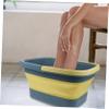 DEARMAMY Foldable Foot Bath Basin Handle Portable Soaking Bucket for Home Massage for Relaxation and Foot Care view 4