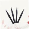Beavorty 4pcs Eyebrow Tweezer Kit Professional Stainless Steel with Flat Pointed Tips for Precision Grooming Travel Friendly Storage Bag Included Black view 3