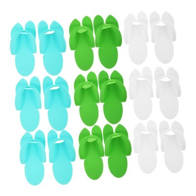 48 Pairs Disposable EVA Thong Spa Slippers for Guests