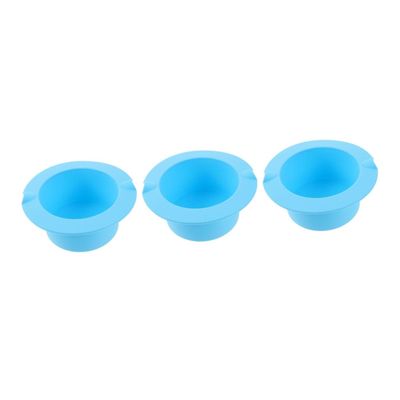 Healvian 3pcs Silicone Wax Melting Bowl Non-stick Inner Pot for Wax Heater Machine - Melting Tool for Home Salon Use Practical and Container