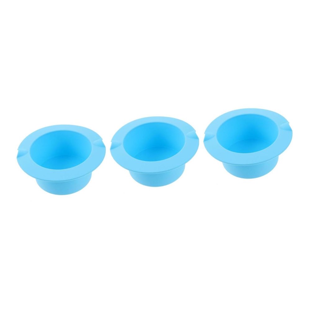 Healvian 3pcs Silicone Wax Melting Bowl Non-stick Inner Pot for Wax Heater Machine - Melting Tool for Home Salon Use Practical and Container