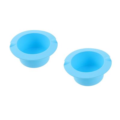 Healvian 2pcs Hard Wax Heater Pot Silicone Wax Warmer Bowl for Hair Removal Tool