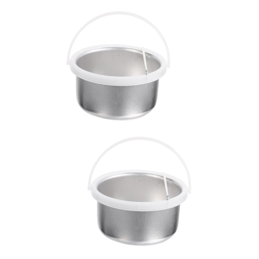 Homoyoyo Hair Removal Wax Melting Pot Non Stick Aluminum Wax Container for Easy Cleaning Durable Replacement Accessory for Waxing Machines for Spa and Home Use