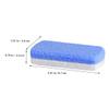 BESTYASH 2pcs Double-Sided Pumice Stone for Feet Care Comfortable Foot Scrubber Handle for Cracked Heels Dead Skin Removal Material for Relaxing Pedicure view 2