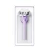 Women's Razor Kit, 5-Blade, 1 Handle with 2 Blade Refills, Magnetic Hook, Lilac view 2
