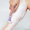 Women's Razor Kit, 5-Blade, 1 Handle with 2 Blade Refills, Magnetic Hook, Lilac view 3