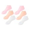 Beavorty 1pair Silicone Socks for Moisturizing Dry Cracked Feet Elastic Foot Covers for Women Skin Color and Heel Care and Hydration view 1