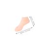 Beavorty 1pair Silicone Socks for Moisturizing Dry Cracked Feet Elastic Foot Covers for Women Skin Color and Heel Care and Hydration view 2