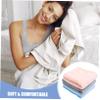 Alipis 3pcs Extra Large Coral Fleece Towels Set Absorbent Quick Dry Face and Hair Towels for Home Use Soft and Fluffy Washcloths for Spa and Bath view 3