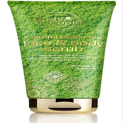 Bo-dy Cu/pid Matcha Green Tea Face and Body Scrub, 200ml