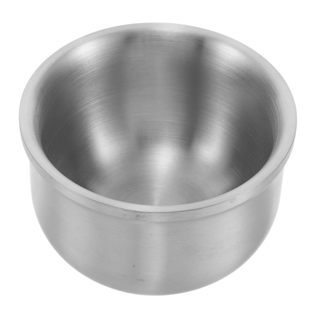 COLLBATH Stainless Steel Shaving Bowl for Men Shaving Cream Bowl Razor Cleansing Beard Lathering Cup Versatile Usage for Home Barber Shop