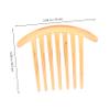 Beaupretty 2pcs Women French Twist Hair Combs Wide Tooth Side Combs for Effortless Styling Accessory for Thick Thin Hair Travel Friendly Design Durable Materials view 2