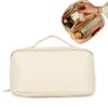 Peachloft Cosmetic Bag Peachloft Multifunction Large Travel Cosmetic Capacity Compartment and Double-Layered, White, One Size view 1