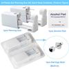 Ear Piercing Gun Kit - Judero 72Pcs Disposable Ear Piercing Kit Including 24Pcs Self Ear Piercing Gun with 24Pcs Built-in Earrings Stud and 24Pcs Clean Tools for Ear Cartilage Piercing Kit view 2