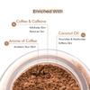 Exfoliating Coffee Body Scrub Powder Jar for Tan Removal&Soft-Smooth Skin|De-Tan Bathing Scrub With Coconut Oil,Removes Dirt&Dead Skin From Neck,Knees,Elbows&Arms| All Skin Types-100Gm view 3