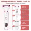 Electric Bikini Trimmer for Women - 5 in 1 Upgraded Body Face Shaver Nose Pubic Hair Trimmer Razors for Women Men Rechargeable Hair Removal Kit for Face Chin Eyebrow Arms Armpit Legs Groomer view 3